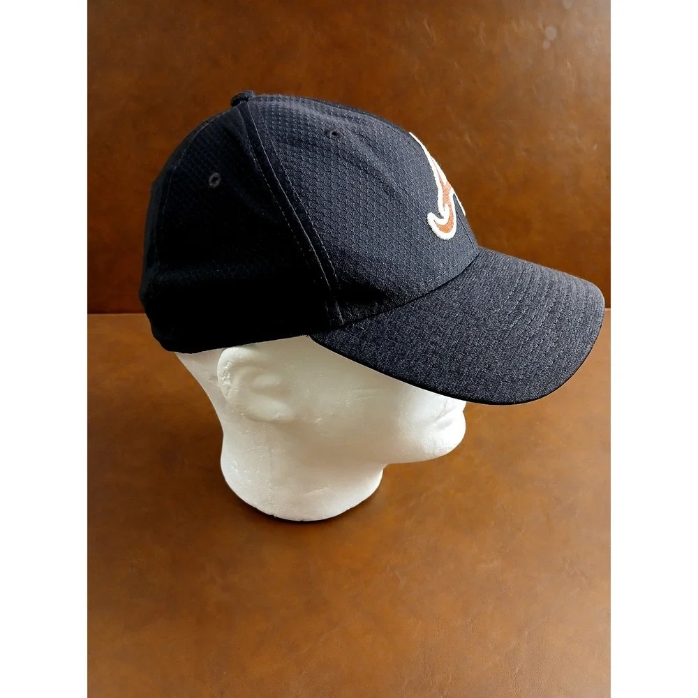 New Era 39THIRTY Atlanta‎ Braves Navy Orange Stretch Fit Hat Small-Medium MLB